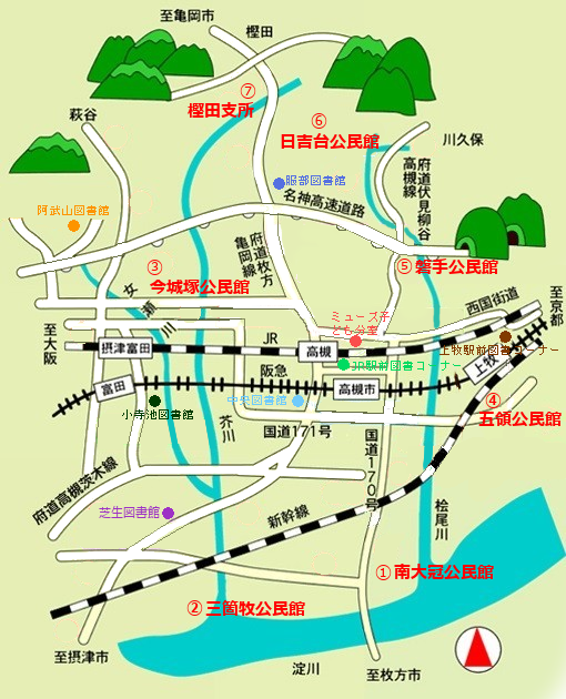 高槻市地図